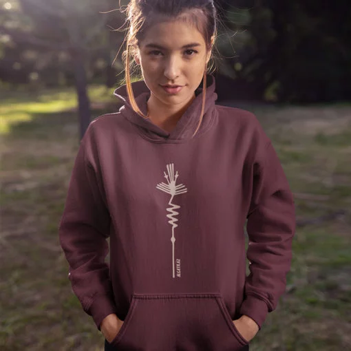 Nazca Lines Hoodie - Alcatraz Heron Bird