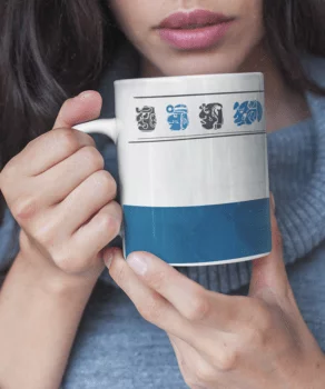 Minimal Maya Mug - Maya Heads